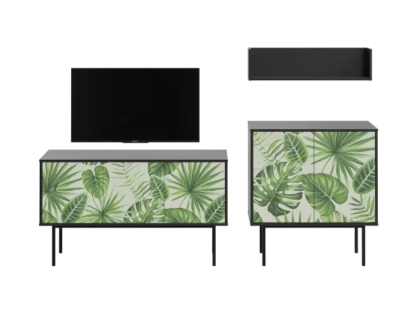 Композиция Boho Color 1 черный, с принтом — изображение 2