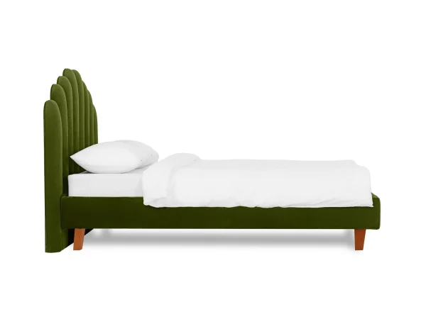 Кровать Queen II Sharlotta L 1600 зеленый — изображение 3