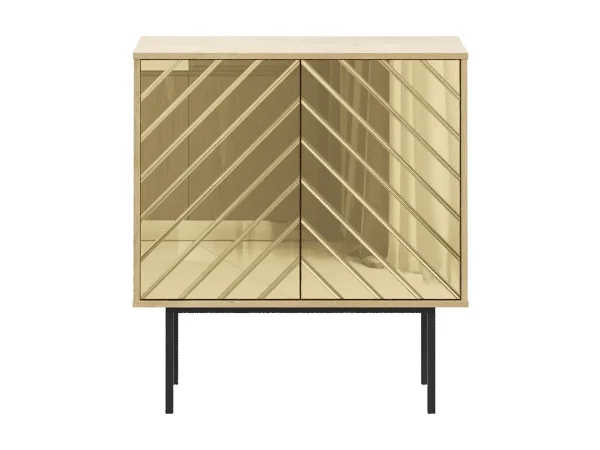 Шкаф Boho низкий дуб корбридж, золотистый — изображение 2