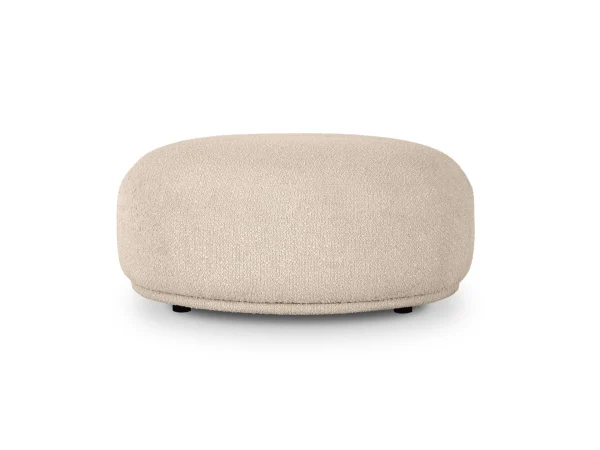 Пуф круглый Fabro бежевый — изображение 2