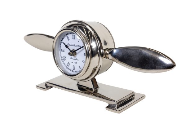 Часы-пропеллер серебро 0.013x0.034x0.07м — изображение 2