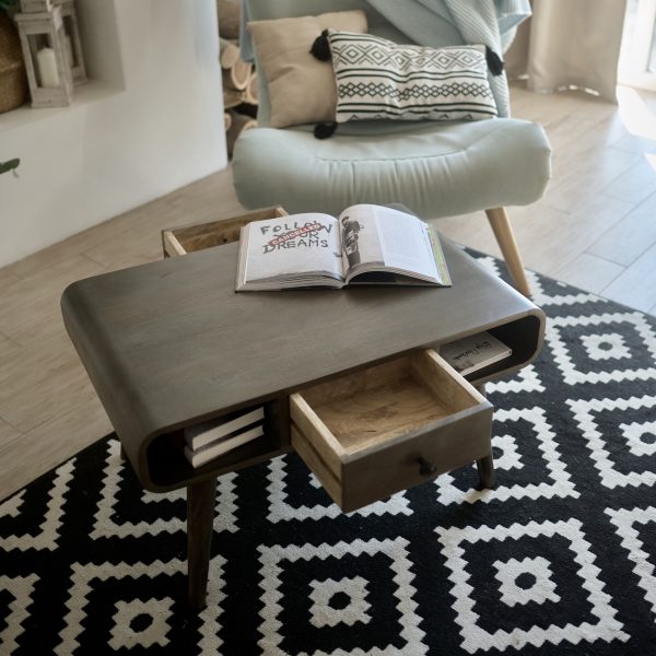 Столик журнальный из массива, АЛЬРИК ГРЭЙ — изображение 3