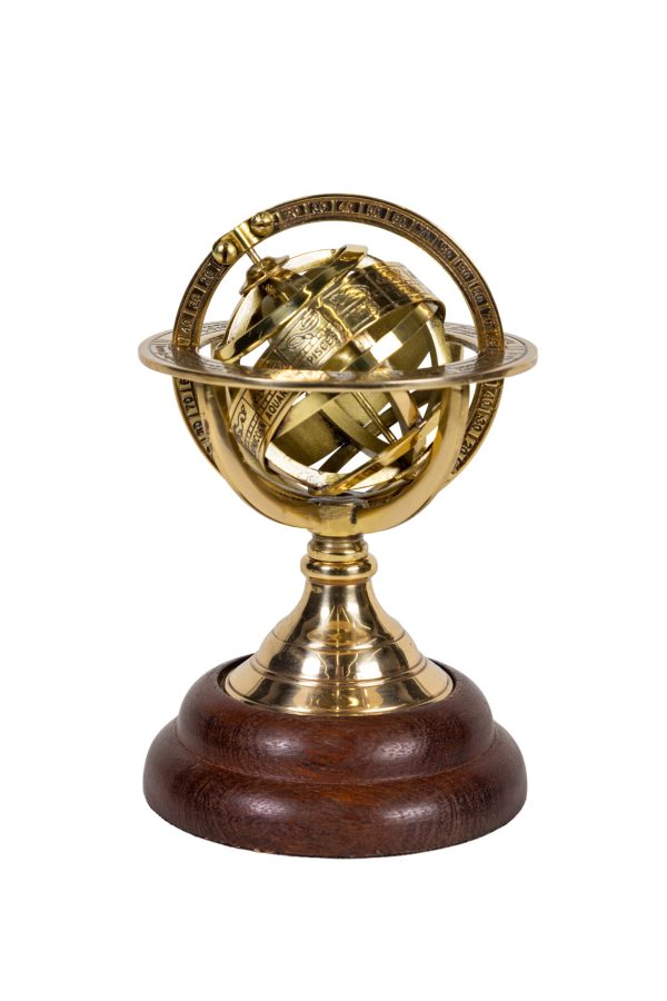 Армиллярная сфера латунь 0.012x0.08x0.08м