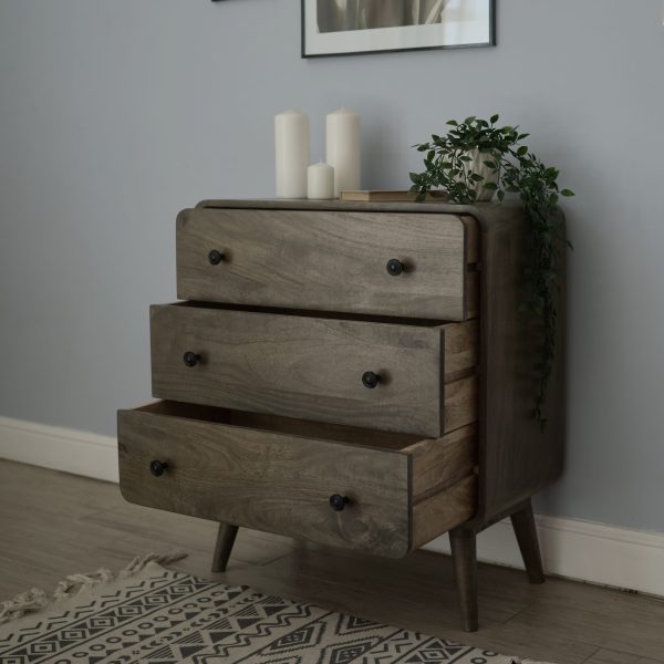 Комод из массива, АККЕ ГРЕЙ — изображение 3