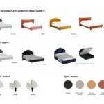 Кровать Queen II Sharlotta L 1600