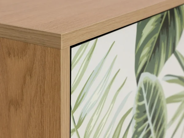 Тумба Boho Color большая дуб корбридж, с принтом — изображение 3