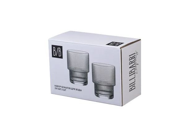 Набор бокалов для воды BILLIBARRI Leopolis прозрачный — изображение 2