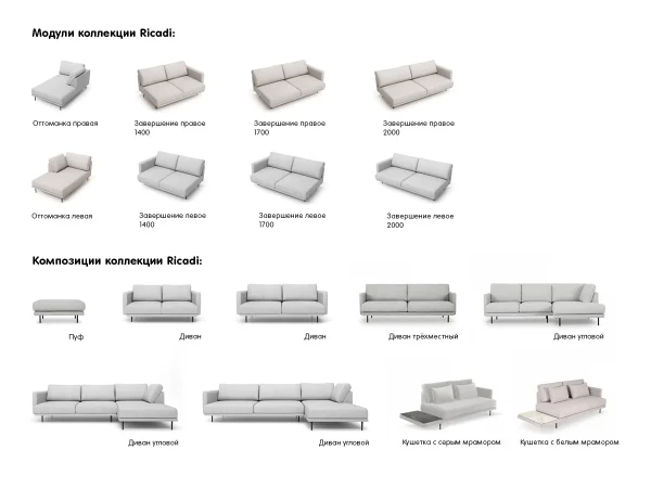 Завершение Ricadi левое 2000 бежевый — изображение 3