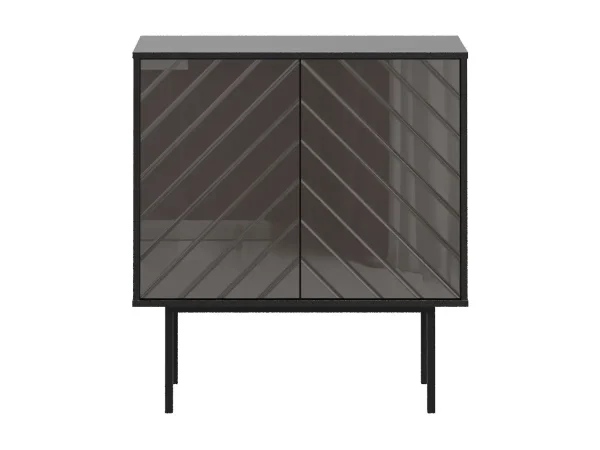 Шкаф Boho низкий коричневый, черный — изображение 2