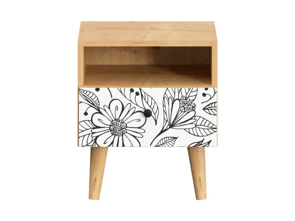 Тумба прикроватная Frida робиния брэнсон, с принтом — изображение 2