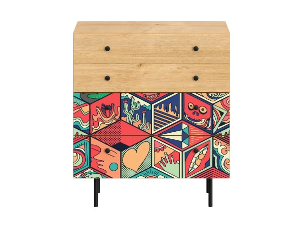 Комод большой Frida робиния брэнсон, с принтом — изображение 2