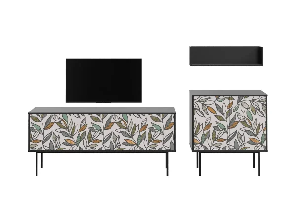 Композиция Boho Color 4 черный, с принтом — изображение 2