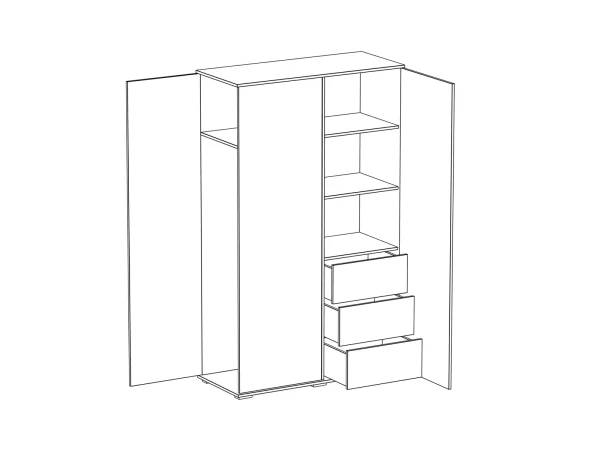 Шкаф Play розовый — изображение 2