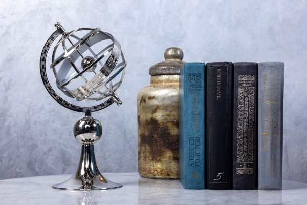 Армиллярная сфера серебро 0.29x0.12x0.12м — изображение 3