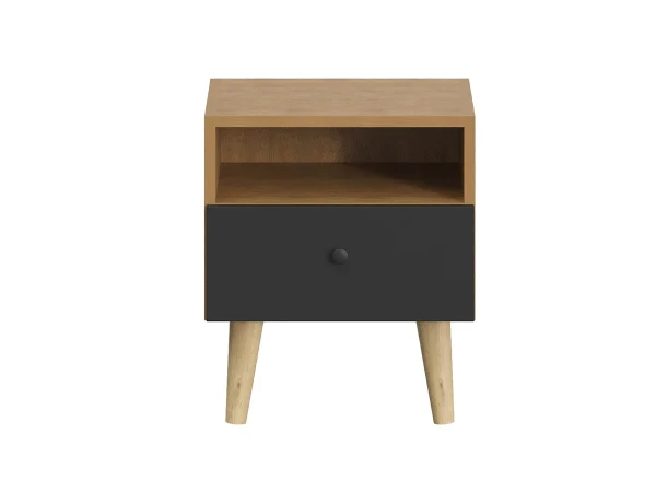 Тумба прикроватная Frida черный, робиния брэнсон — изображение 2