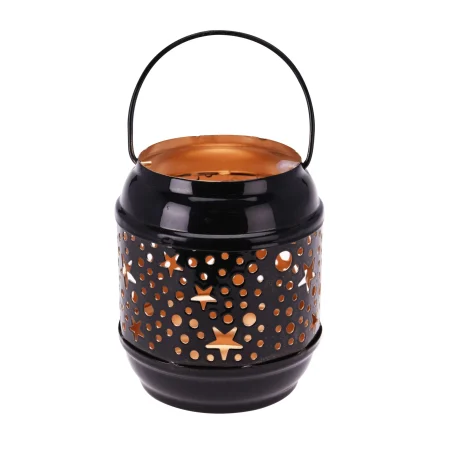 Подсвечник Stars black&gold