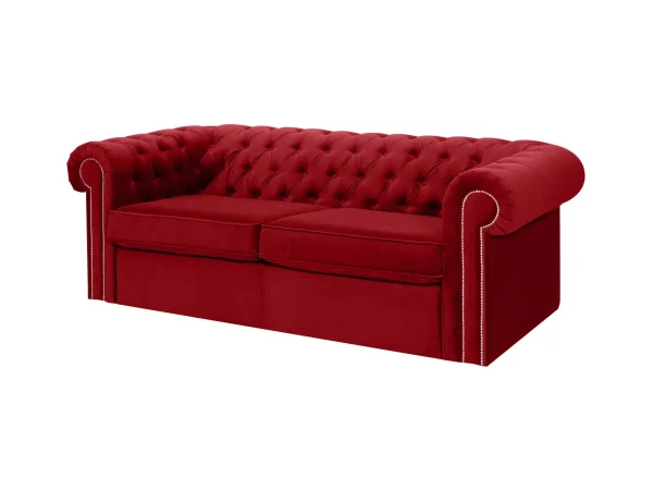 45724c492cbeb3dd80eab691f0bc001b Диван Chesterfield бордовый — изображение 2