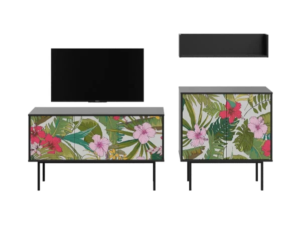 Композиция Boho Color 1 черный, с принтом — изображение 2