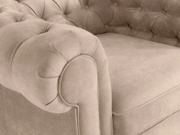 Кресло Chesterfield бежевый — изображение 2