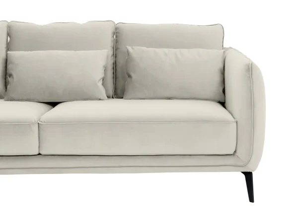 Диван Amsterdam трёхместный белый — изображение 3