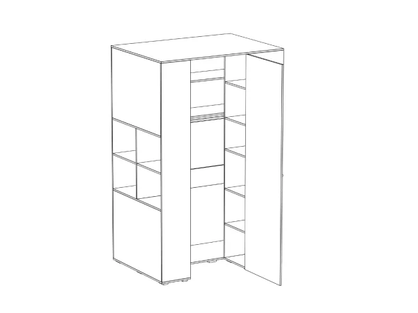 Шкаф-гардероб Play зеленый — изображение 2