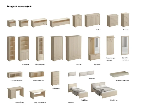 Тумба для ТВ малая Village — изображение 3