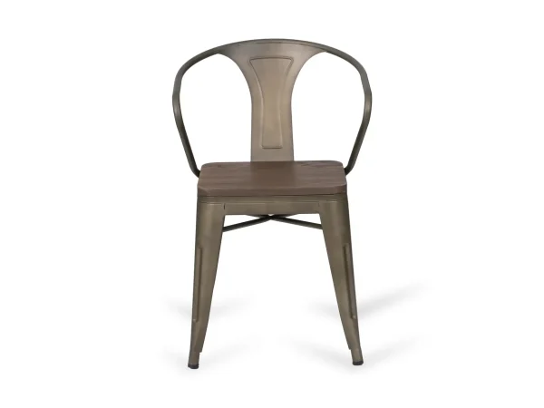 Стул Tolix wood коричневый — изображение 2