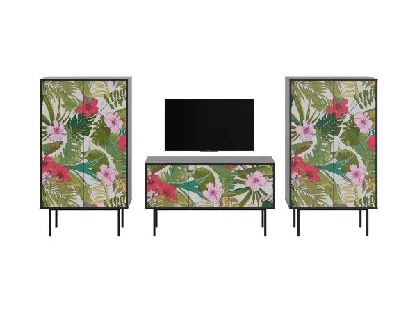 Композиция Boho Color 3 черный, с принтом — изображение 2