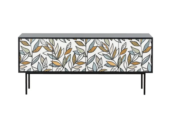 Тумба Boho Color большая черный, с принтом — изображение 2