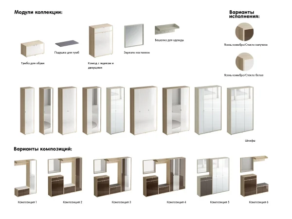 842808a4e7bca82e83be1a83d139a67a Шкаф трехдверный Latte капучино — изображение 3