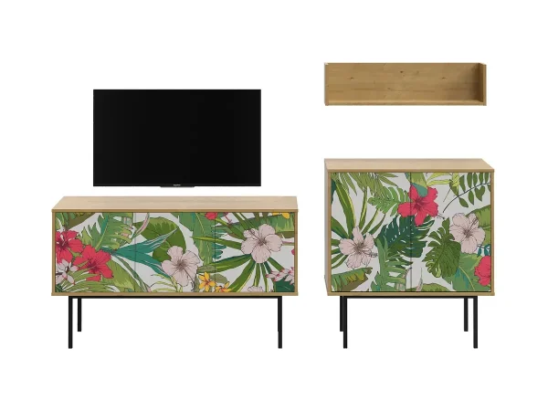 Композиция Boho Color 1 дуб корбридж, с принтом — изображение 2