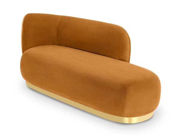 Кушетка Lucca левая коричневый — изображение 3