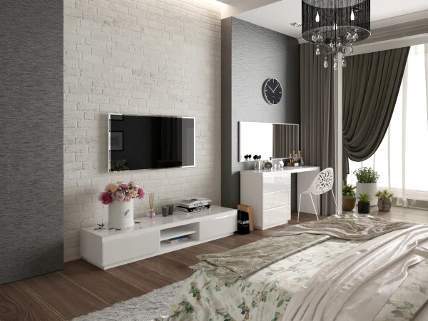 Тумба для ТВ Kristal белый — изображение 2