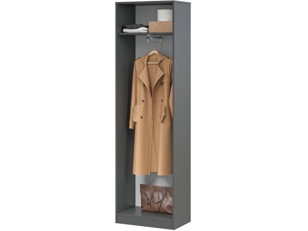 Шкаф «Интер», Антрацит/белый — изображение 3