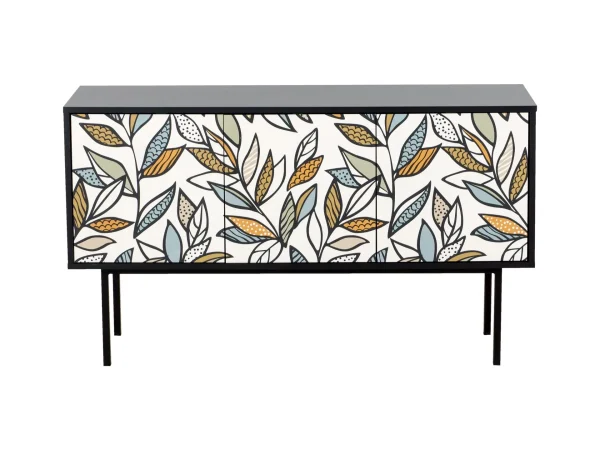 Тумба малая Boho Color черный, с принтом — изображение 2