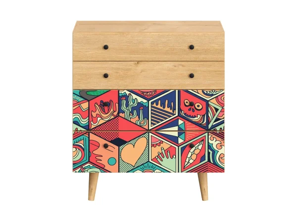 Комод большой Frida с принтом, робиния брэнсон — изображение 2