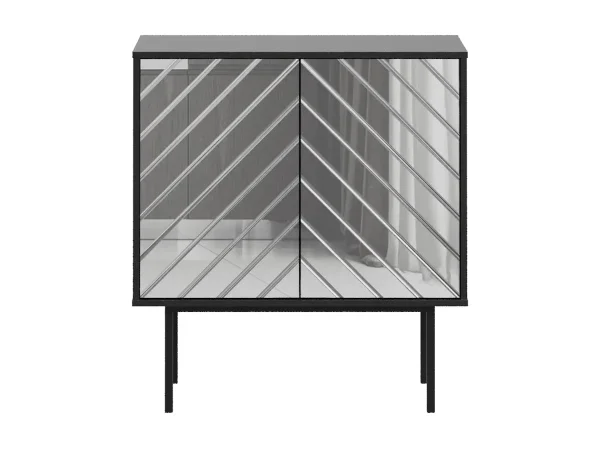 Шкаф Boho низкий черный — изображение 2
