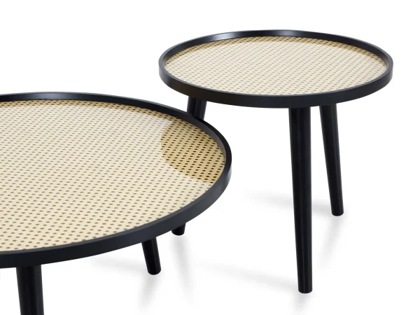 Набор журнальных столов Focus бежевый, черный — изображение 3