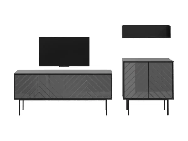 Композиция Boho 4 серый, черный — изображение 2