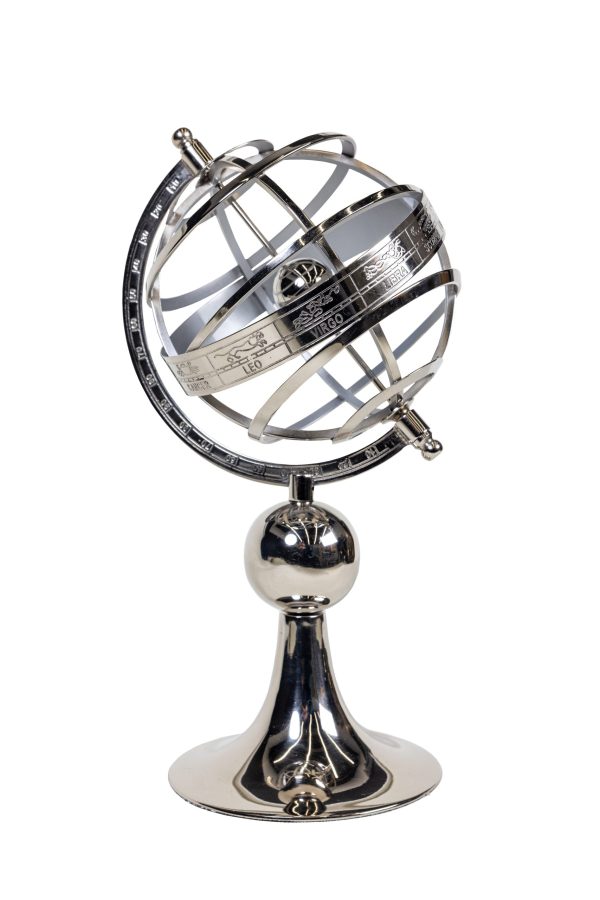 Армиллярная сфера серебро 0.29x0.12x0.12м — изображение 2