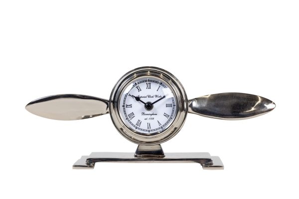 Часы-пропеллер серебро 0.013x0.034x0.07м