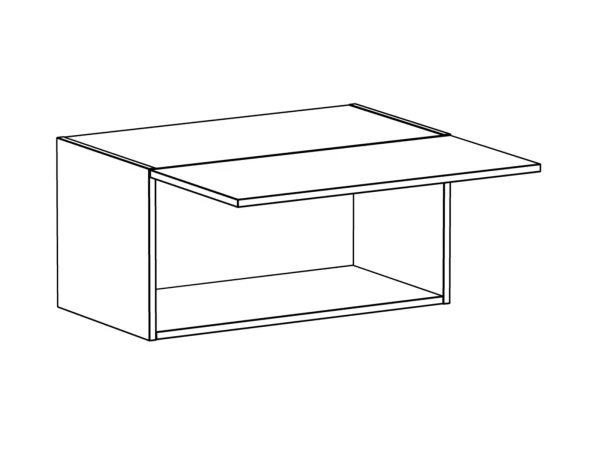 Шкаф навесной Modus белый — изображение 2
