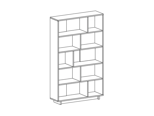 Стеллаж Line дуб корбридж — изображение 3