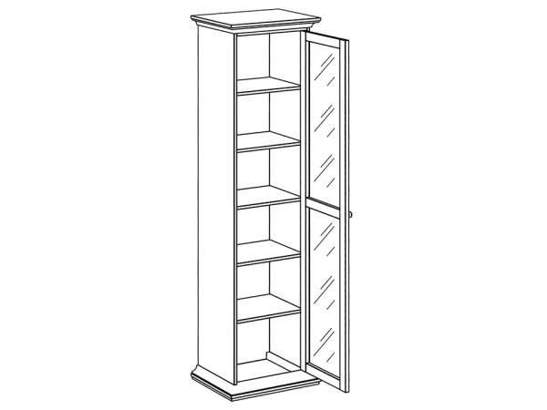 Шкаф однодверный дуб сонома — изображение 2