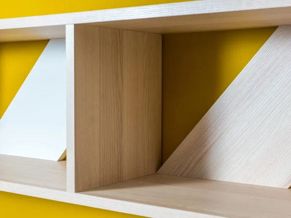 Полка прямая Xeno белый, ясень коимбра — изображение 2