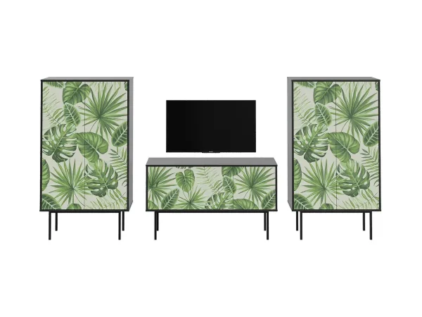 ce649faa133975520c5b61f7b652adab Композиция Boho Color 3 с принтом, черный — изображение 2