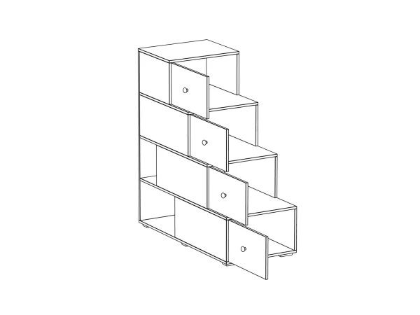 Лестница-комод Play зеленый — изображение 2