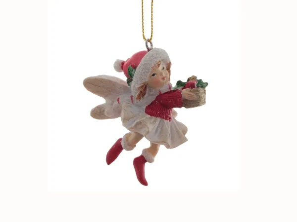 Елочное украшение Фея с подарком