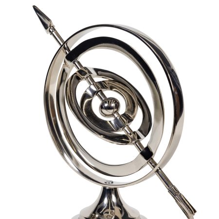 Сфера со стрелой серебро 0.3x0.21x0.21м