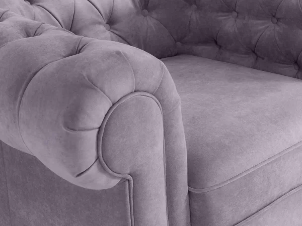 Кресло Chesterfield серый — изображение 2